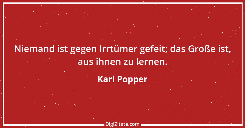 Zitat von Karl Popper 1