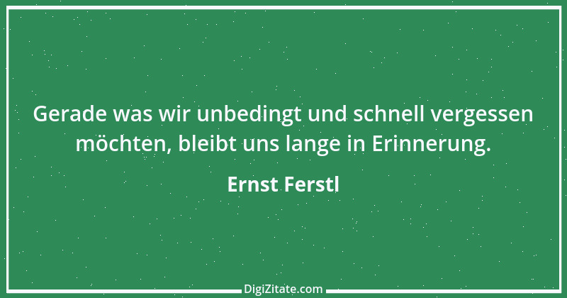 Zitat von Ernst Ferstl 2038