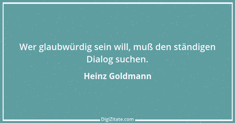 Zitat von Heinz Goldmann 1