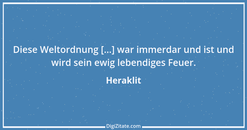 Zitat von Heraklit 8