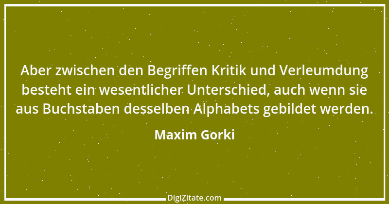 Zitat von Maxim Gorki 141