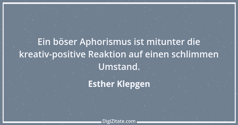 Zitat von Esther Klepgen 90