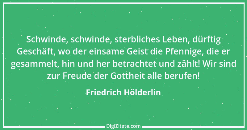 Zitat von Friedrich Hölderlin 108