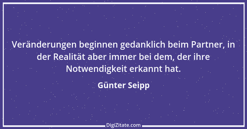 Zitat von Günter Seipp 86