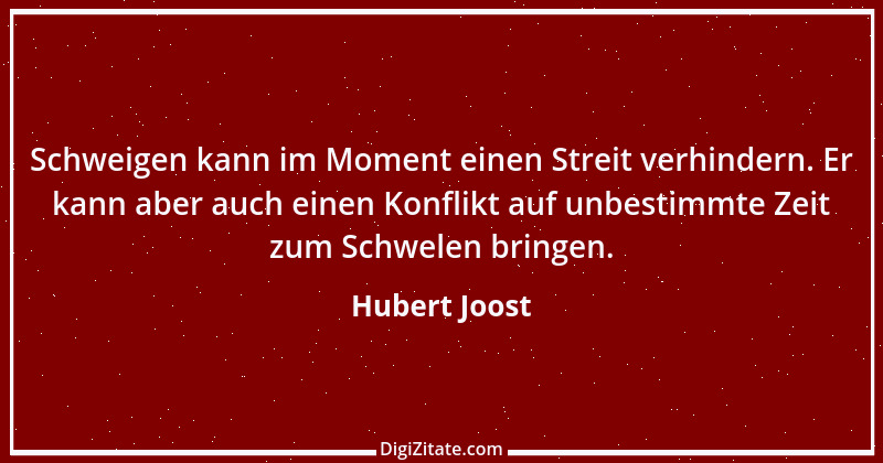 Zitat von Hubert Joost 152