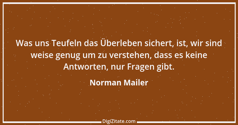 Zitat von Norman Mailer 4