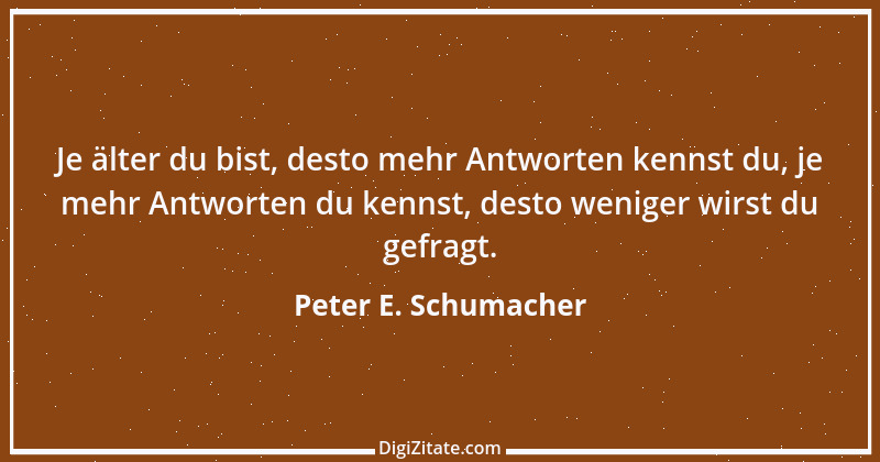 Zitat von Peter E. Schumacher 403