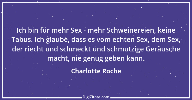 Zitat von Charlotte Roche 7