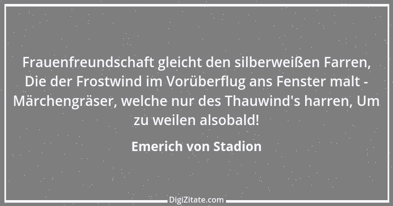 Zitat von Emerich von Stadion 1