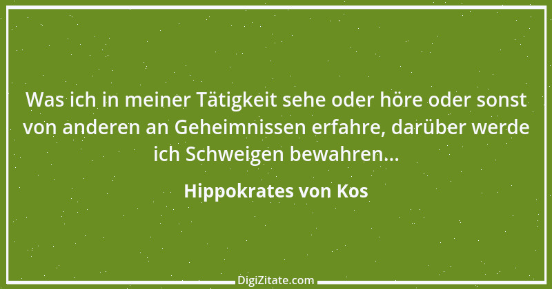 Zitat von Hippokrates von Kos 40