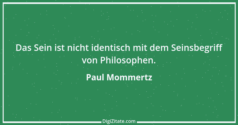 Zitat von Paul Mommertz 321