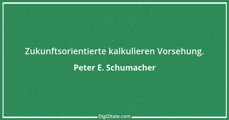 Zitat von Peter E. Schumacher 404