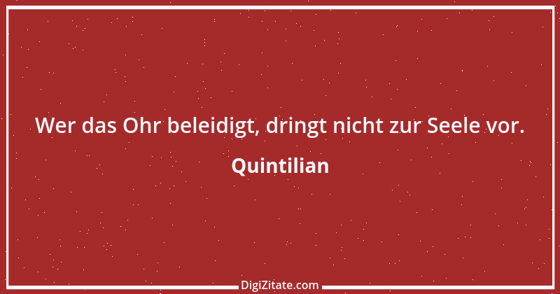 Zitat von Quintilian 8