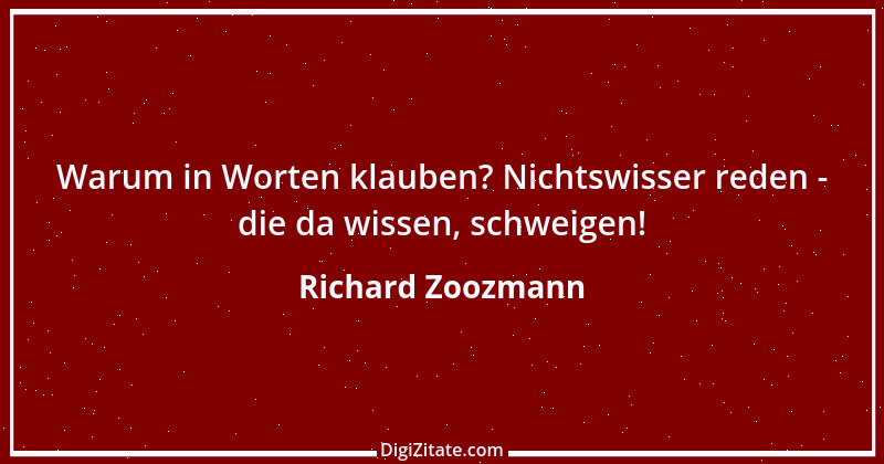 Zitat von Richard Zoozmann 2