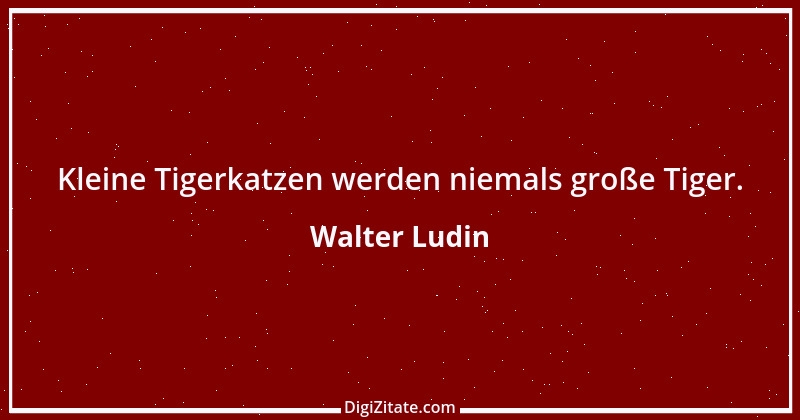 Zitat von Walter Ludin 1101