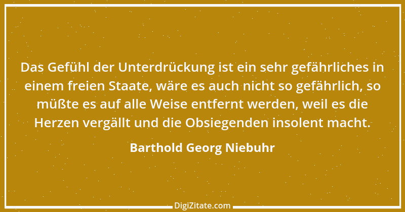 Zitat von Barthold Georg Niebuhr 1