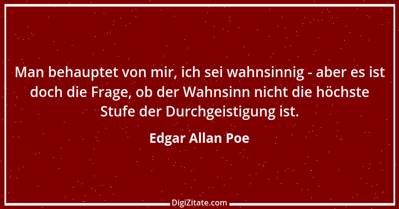 Zitat von Edgar Allan Poe 79