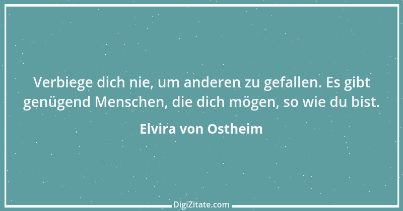 Zitat von Elvira von Ostheim 52