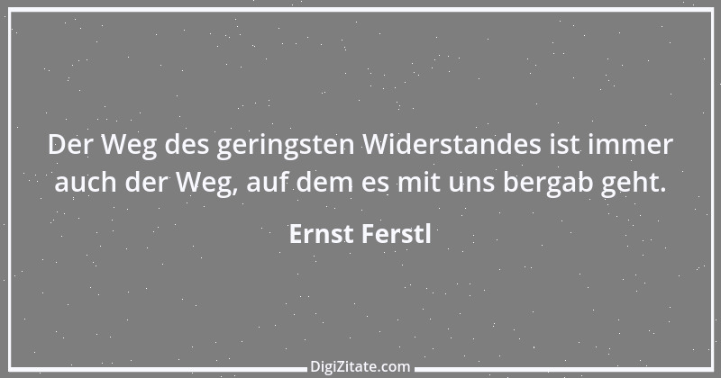 Zitat von Ernst Ferstl 2041