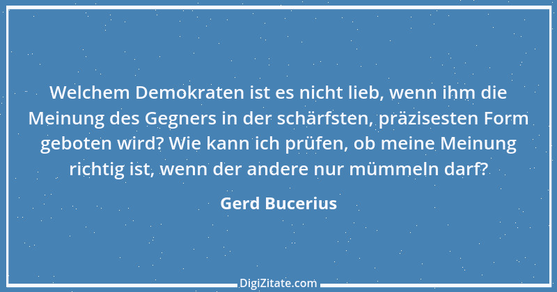 Zitat von Gerd Bucerius 11