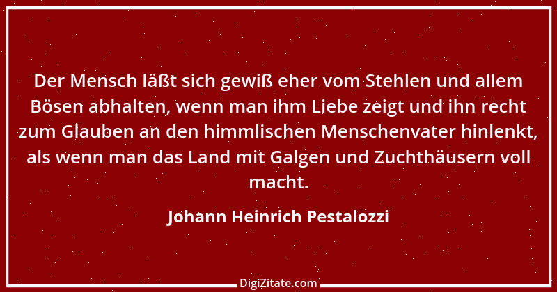 Zitat von Johann Heinrich Pestalozzi 71