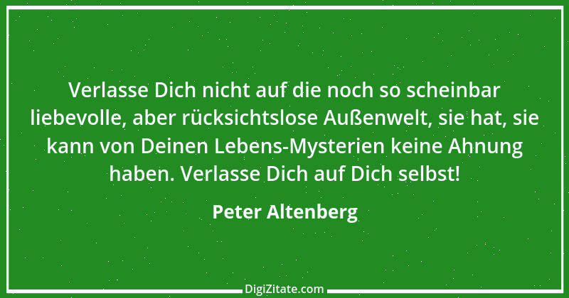 Zitat von Peter Altenberg 26