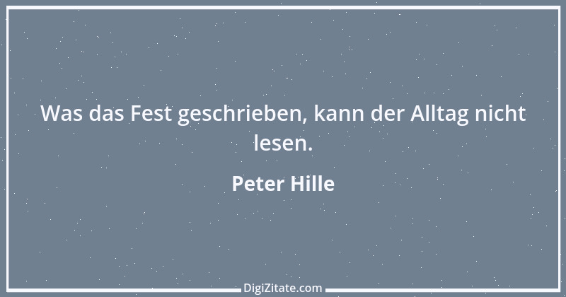 Zitat von Peter Hille 113