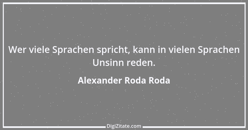 Zitat von Alexander Roda Roda 3