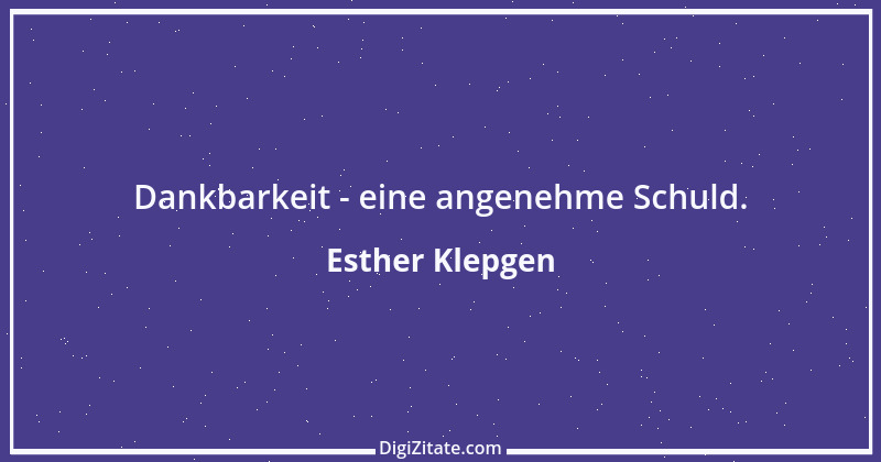 Zitat von Esther Klepgen 93