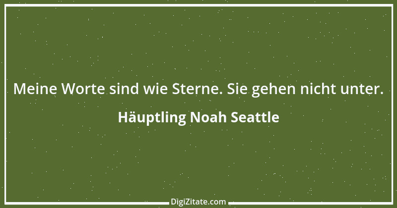 Zitat von Häuptling Noah Seattle 19