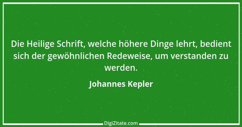 Zitat von Johannes Kepler 11