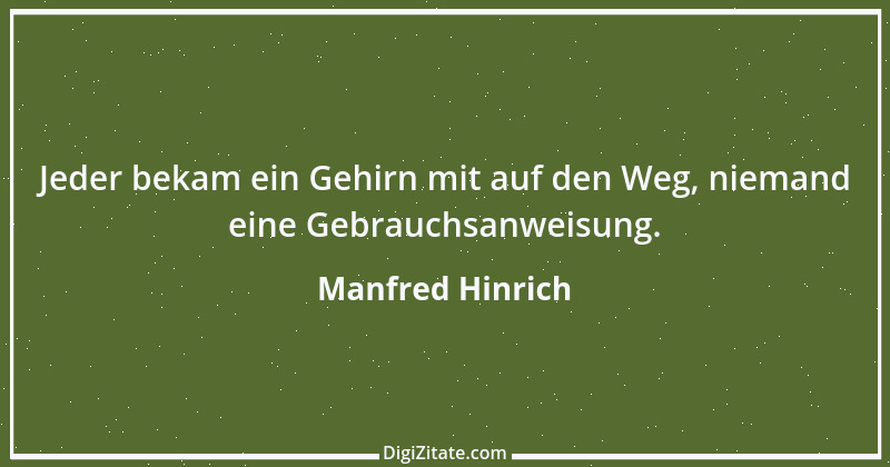 Zitat von Manfred Hinrich 1775