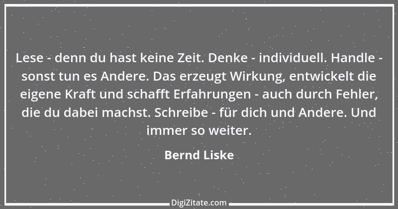 Zitat von Bernd Liske 35