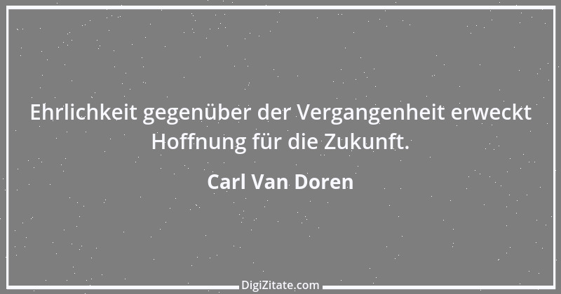 Zitat von Carl Van Doren 1