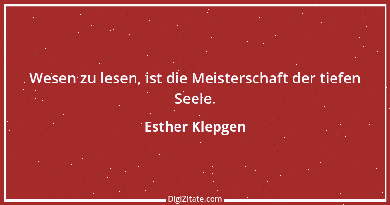 Zitat von Esther Klepgen 94