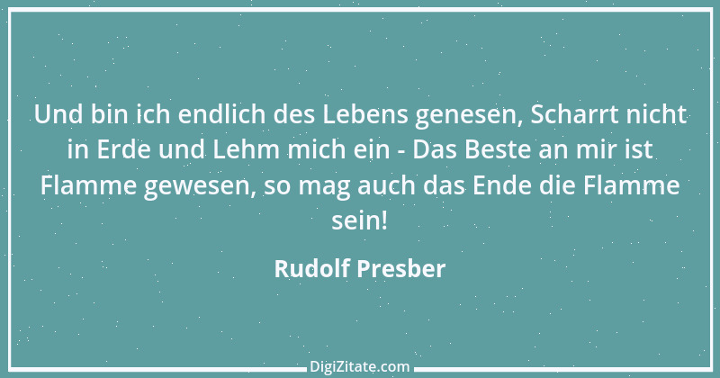 Zitat von Rudolf Presber 14