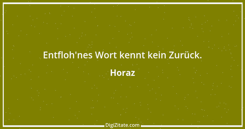 Zitat von Horaz 9