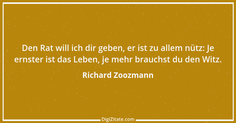 Zitat von Richard Zoozmann 6