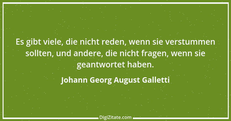 Zitat von Johann Georg August Galletti 60