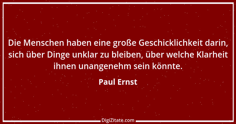 Zitat von Paul Ernst 21