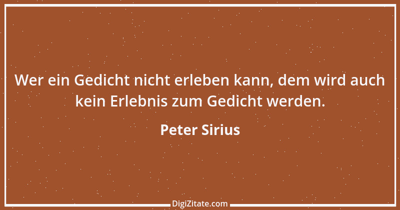 Zitat von Peter Sirius 4