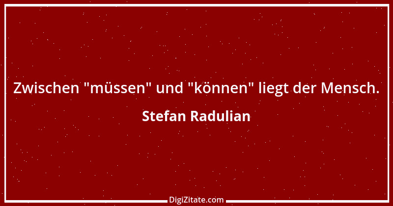 Zitat von Stefan Radulian 63