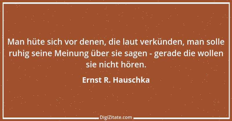 Zitat von Ernst R. Hauschka 261