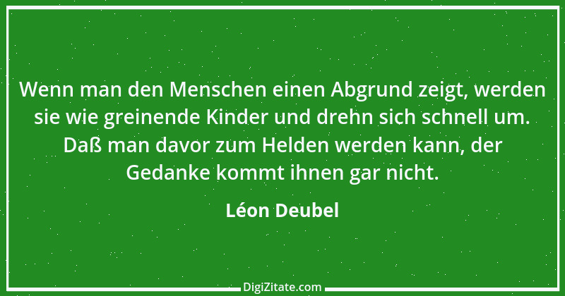 Zitat von Léon Deubel 1