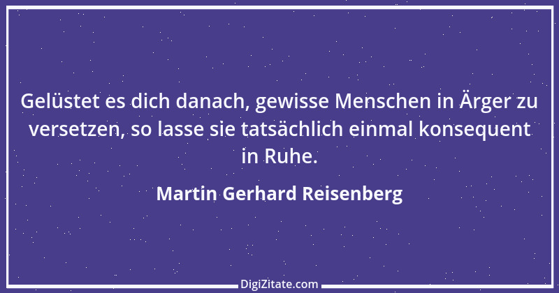 Zitat von Martin Gerhard Reisenberg 2920