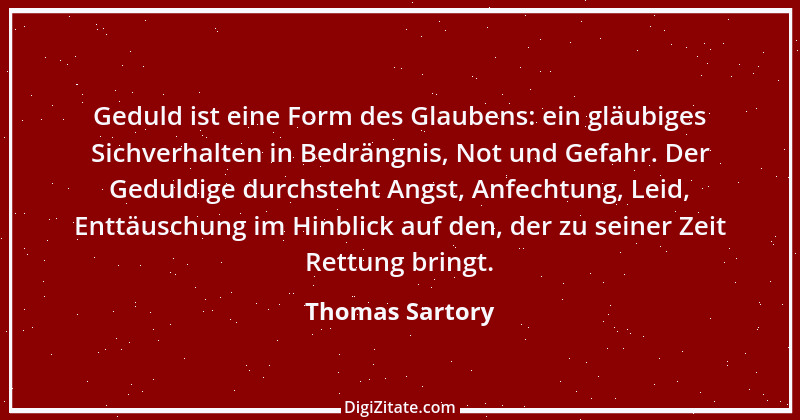 Zitat von Thomas Sartory 1