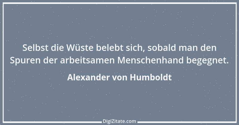 Zitat von Alexander von Humboldt 12