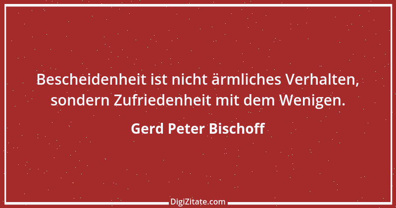 Zitat von Gerd Peter Bischoff 47