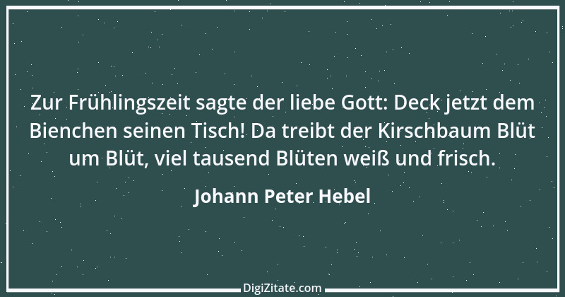 Zitat von Johann Peter Hebel 25