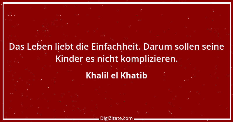 Zitat von Khalil el Khatib 2